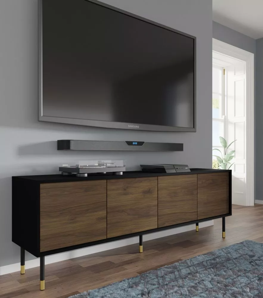 TV tumba Sherwood RTV 4D · 180 × 40 × 60 cm