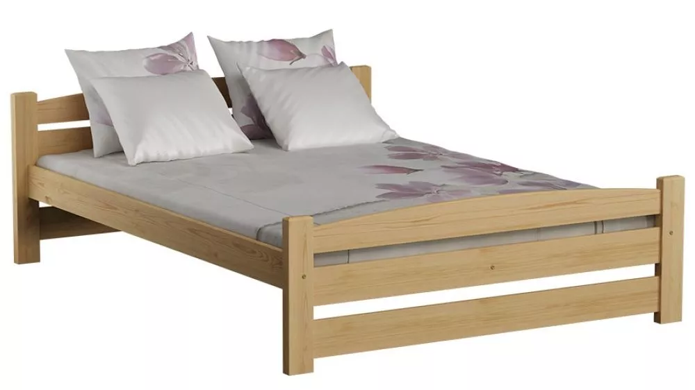 Gulta Nadia ar stelāžu Guļamvietas platums: 160 cm, Guļamvietas garums: 200 cm, · Priede · 168 × 207 × 64 cm