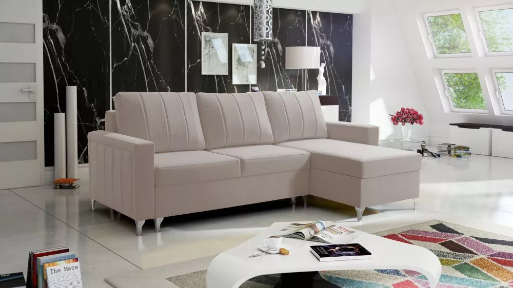 Dīvāns Rossi Comfort Standard · Krēma · 150 × 235 × 96 cm