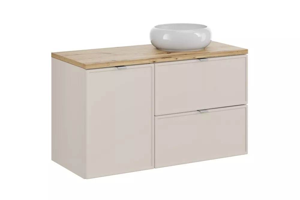 Vannas istabas skapītis Bella Cashmere 100 Wiki · 100 × 59.2 × 46.6 cm