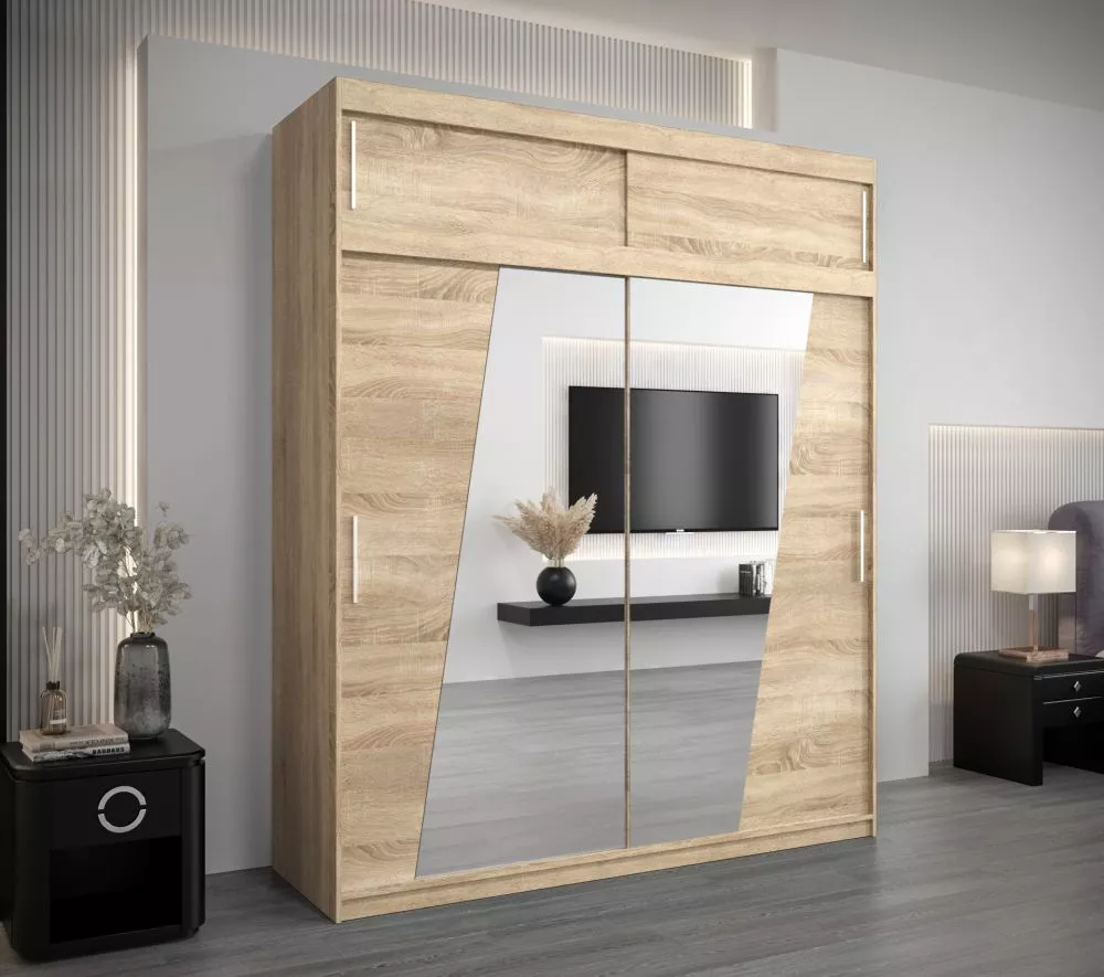 Skapis Rhomb Premium · Sonoma · 200 × 62 × 240 cm