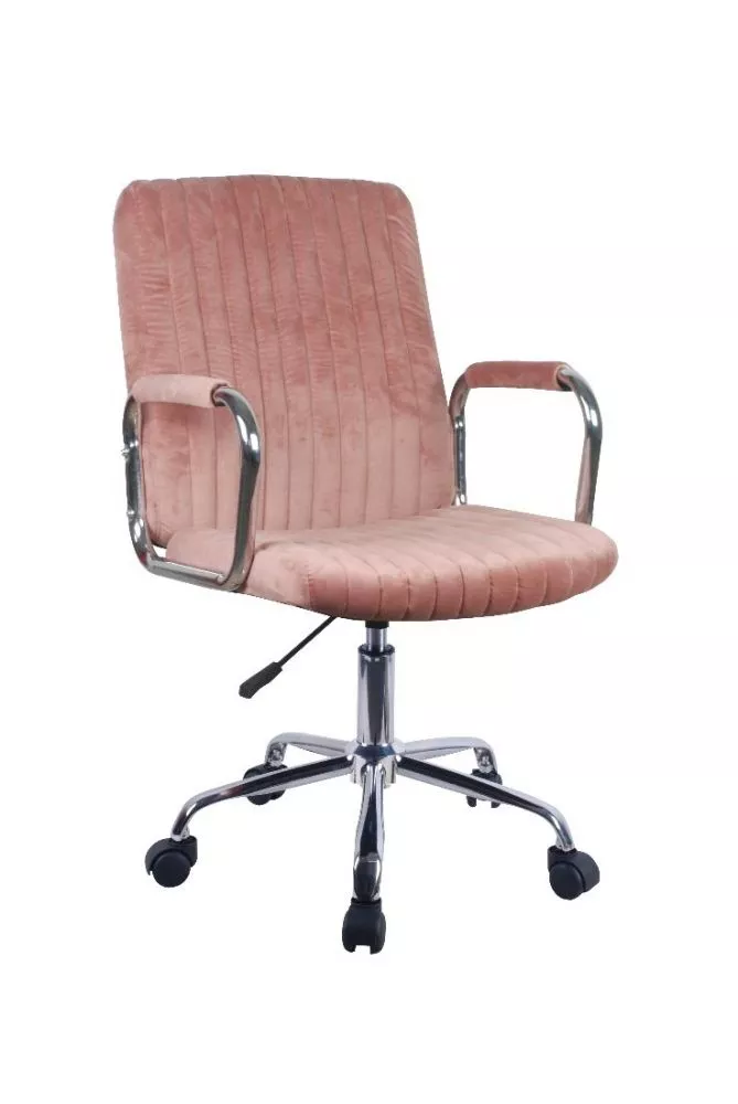 Datorkrēsls FD-24 Sēdvietas platums: 45 cm, · Rozā · 51 × 61 × 92 cm