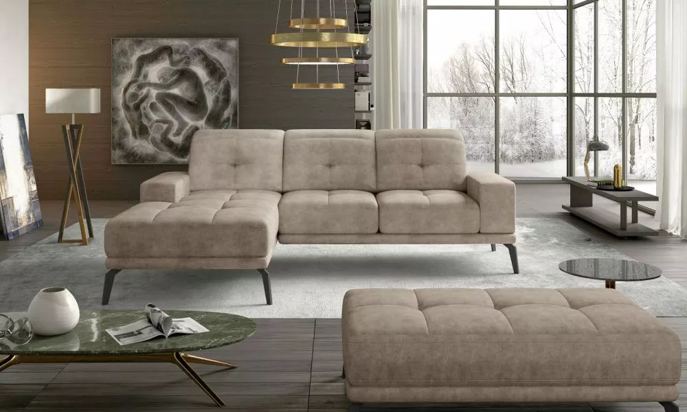 Dīvāns Torrense Lux Standard · Bēšs · 175 × 265 × 77 cm