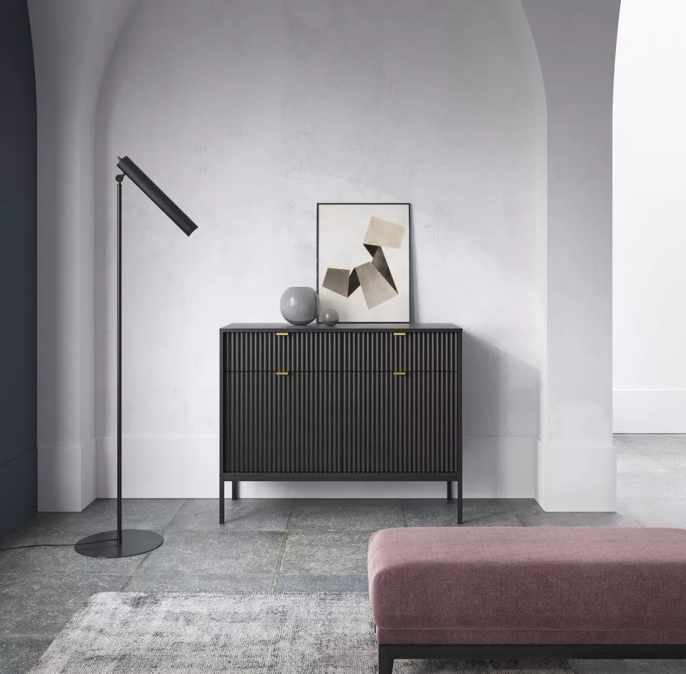 Kumode Nova KSZ-104 · Melns · 104 × 39 × 83 cm