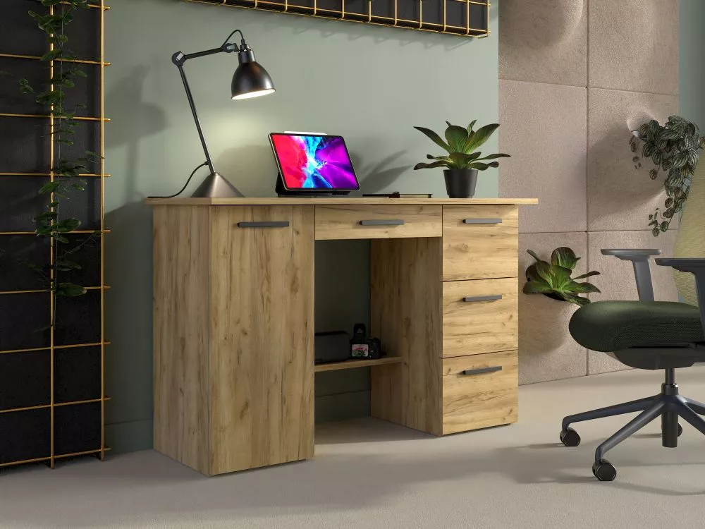 Galds Arizona B120 · Ozols kraft · 120 × 75.8 × 45 cm