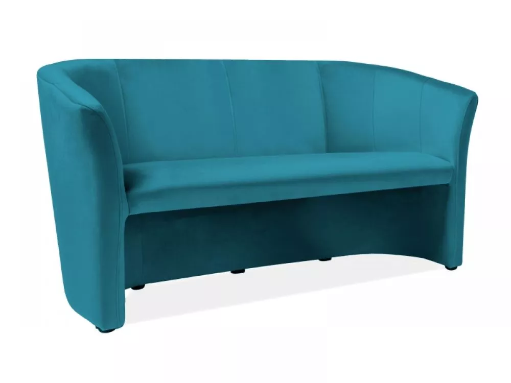 Dīvāns TM - 3 Velvet · Tirkīzs · 60 × 160 × 76 cm