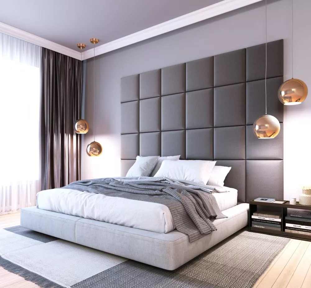 Panelis Quadratta 240x180 · Pelēks · 240 × 180 cm