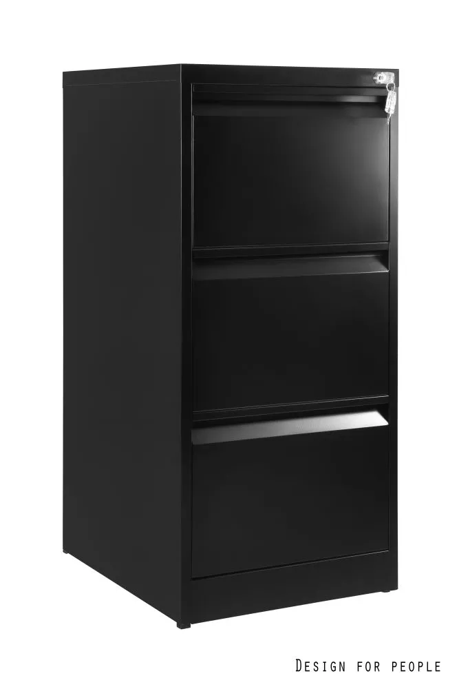 Kumode XD-001-3D · Melns · 47 × 60 × 102 cm
