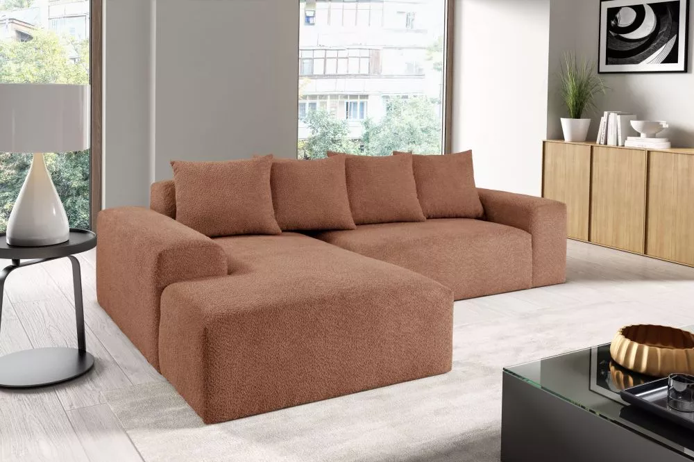 Dīvāns Modullo L Plus Standard · Brūns · 190 × 254 × 70 cm