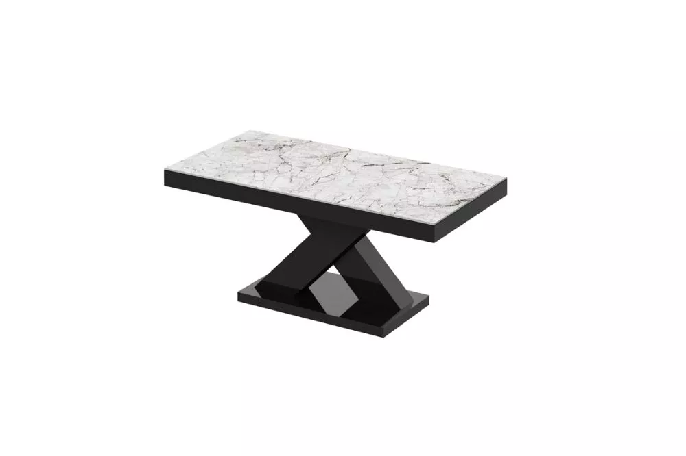 Žurnālgalds Xenon Mini Gloss Korpusa krāsa: balts akmens, · 120 × 60 × 49 cm