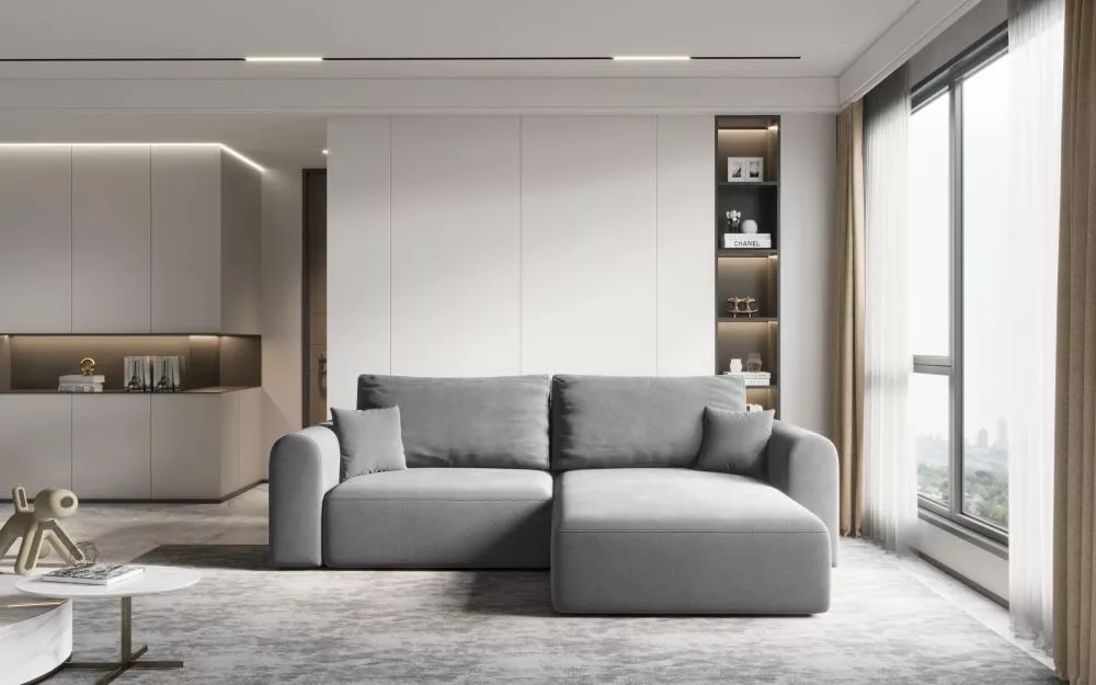 Dīvāns Karo Comfort Standard · Pelēks · 165 × 248 × 79 cm