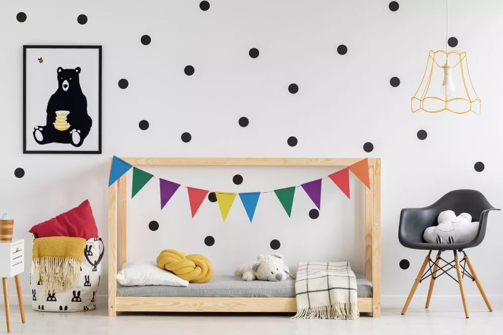 Bērnu gulta Mila KM ar stelāžu Guļamvietas platums: 120 cm, Guļamvietas garums: 200 cm, · Priede · 126 × 209 × 110 cm