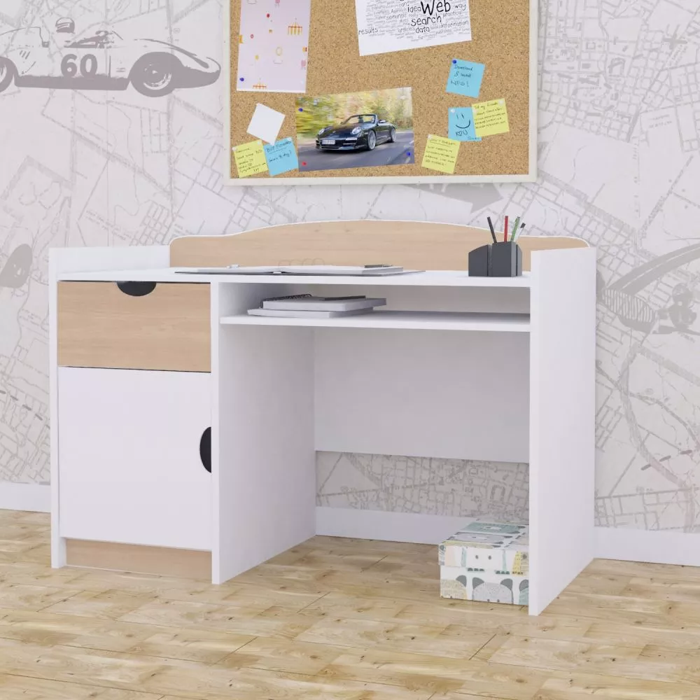 Bērnu rakstāmgalds Classic B06 Maksimālais augstums: 89 cm, · 125 × 75 × 60 cm