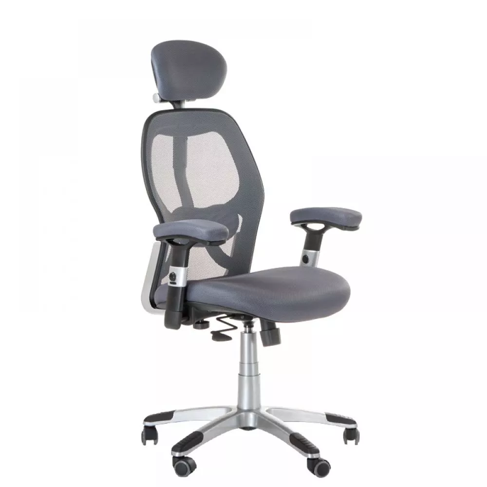 Datorkrēsls BX-4144 · Pelēks · 70 × 52 × 107 cm