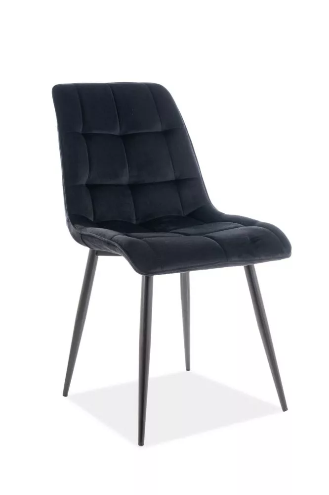 Krēsls Chic Velvet · Melns · 88 × 50 × 43 cm