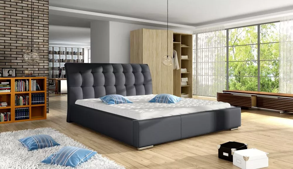 Gulta Verona Premium Standard ar stelāžu Guļamvietas platums: 160 cm, Guļamvietas garums: 200 cm, stelāžas tips: metāla,
