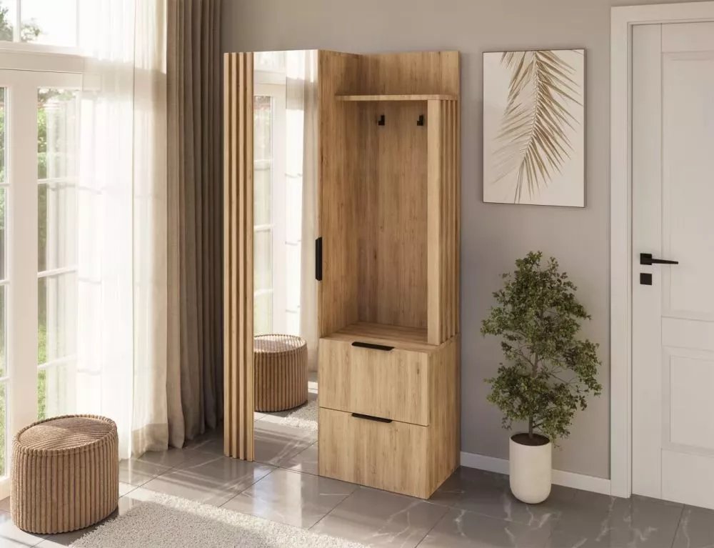Koridora iekārta Riganni · Ozols artisan · 100 × 35 × 180 cm