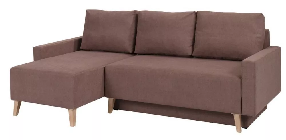 Dīvāns Oviedo Corner Standard · Brūns · 140 × 225 × 88 cm