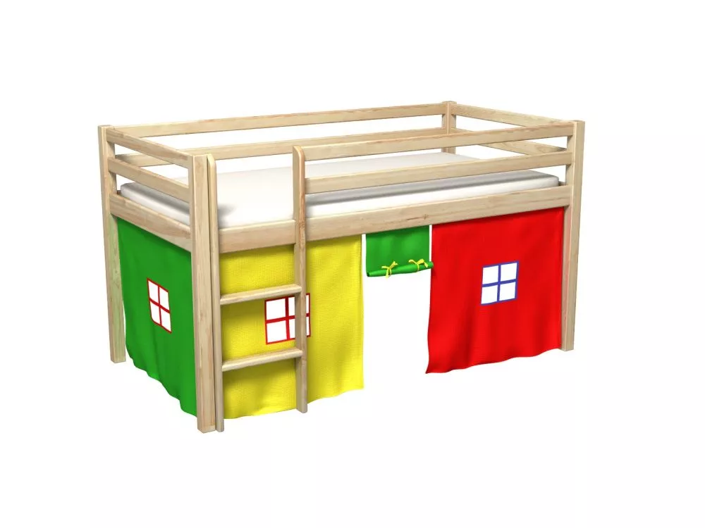 Bērnu gulta Gabi ar stelāžu Guļamvietas platums: 80 cm, Guļamvietas garums: 180 cm, · 88 × 188 × 106 cm