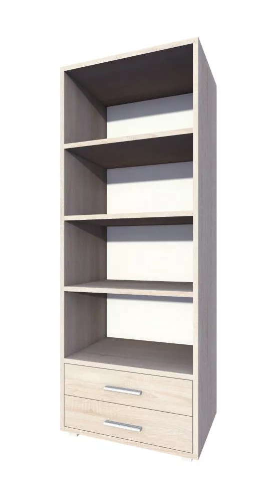 Plaukts Biurowy B-R8 · Ozols sonoma · 60 × 194 × 40 cm