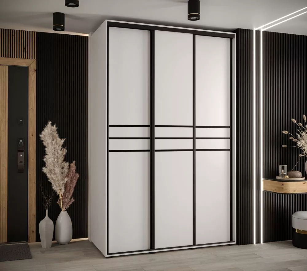 Skapis Cannes 10 · Balts · 160 × 60 × 205.2 cm