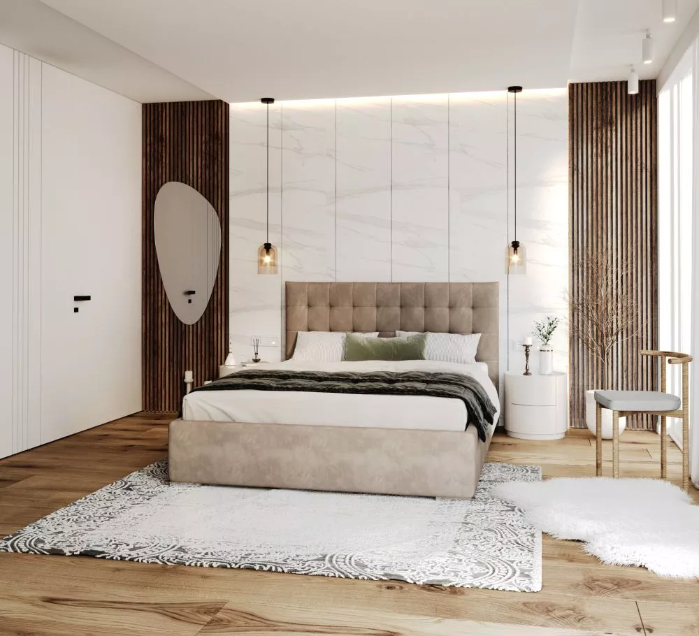 Gulta Lucerna Premium Standard ar stelāžu Guļamvietas platums: 160 cm, Guļamvietas garums: 200 cm, stelāžas tips: metāla