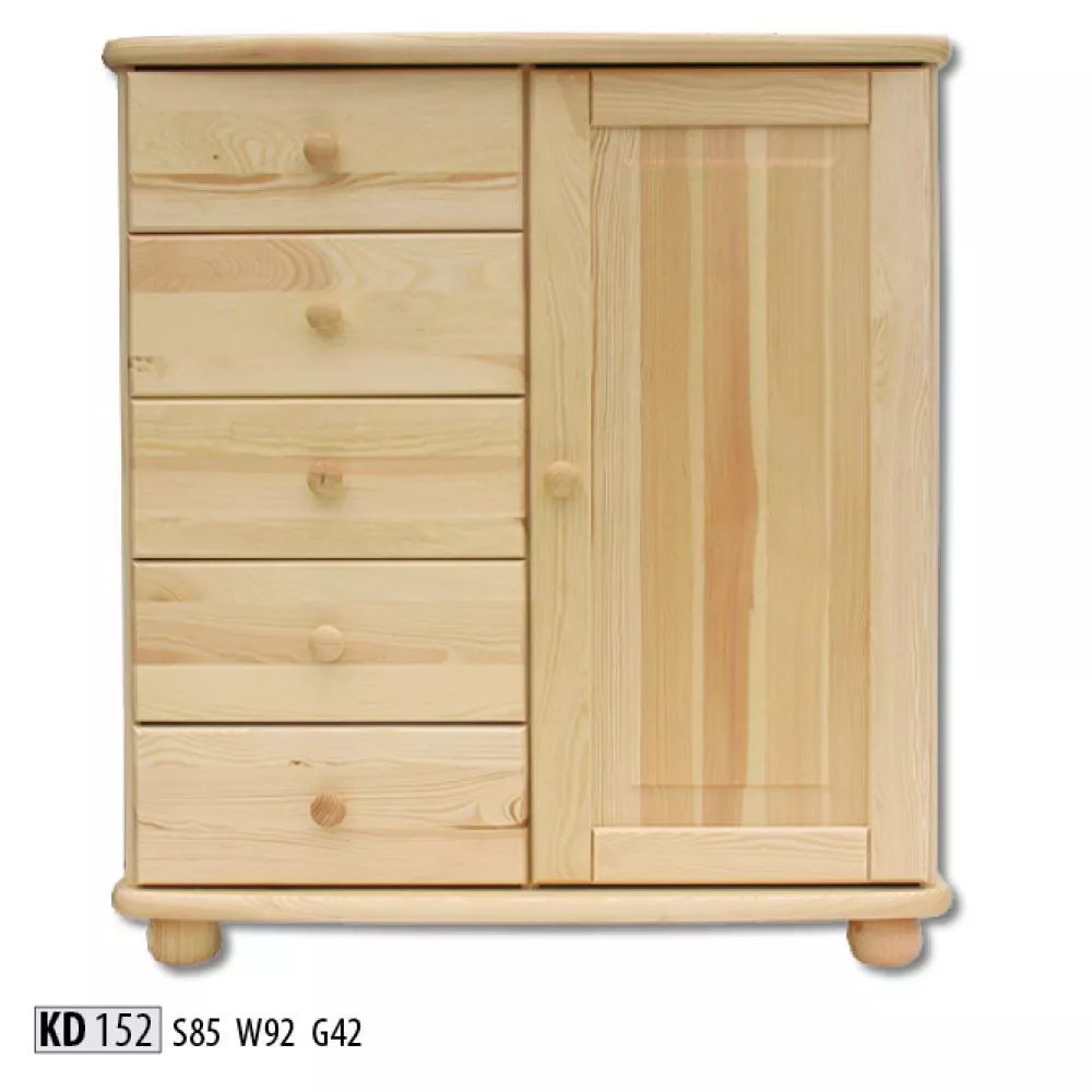 Kumode KD 152 · Priede · 85 × 42 × 92 cm