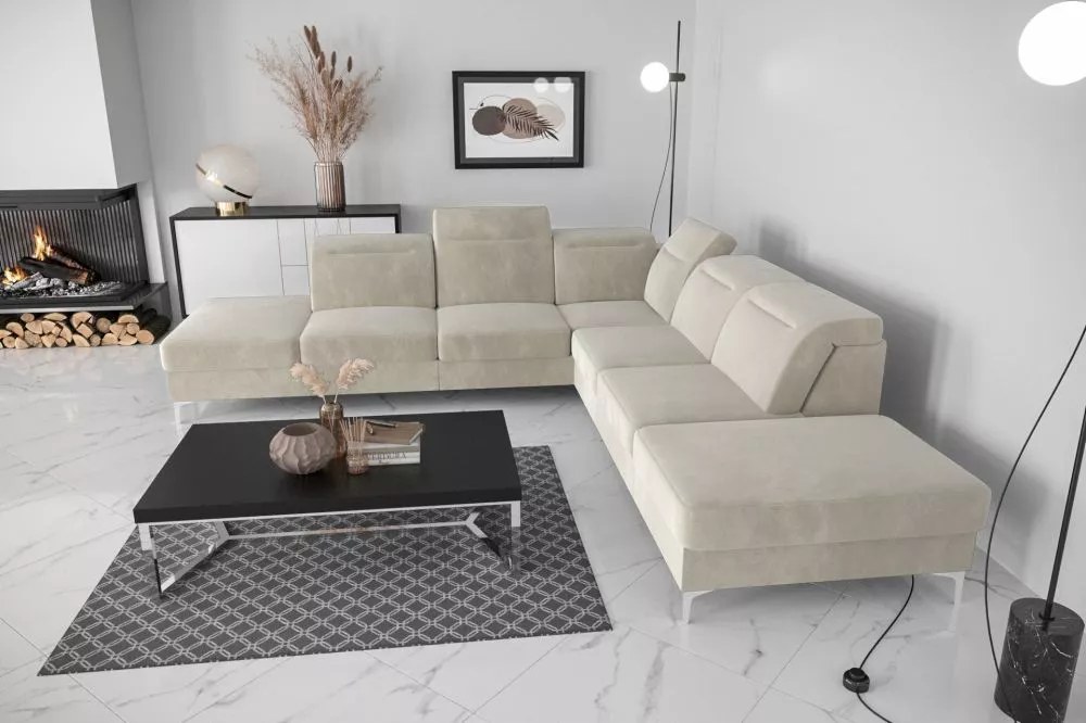 Dīvāns Oslo Max standard · Gaiši bēšs · 295 × 295 × 90 cm