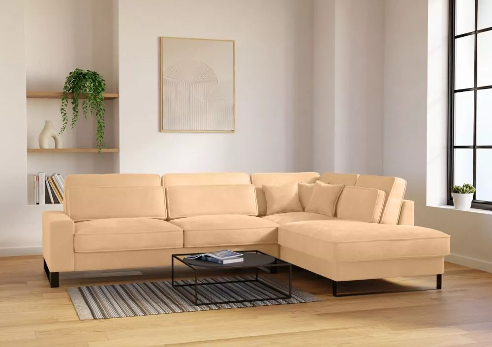 Dīvāns Blossom Standard · Bēšs · 242 × 310 × 110 cm