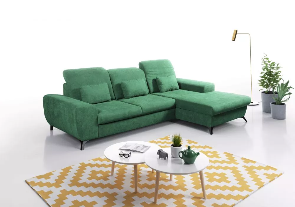 Dīvāns Alta standard · Zaļš · 172 × 279 × 85.5 cm
