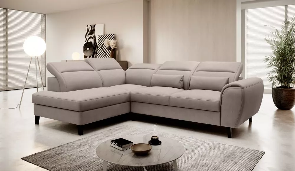 Dīvāns Noble Standard · Kapučino · 201 × 255 × 83 cm