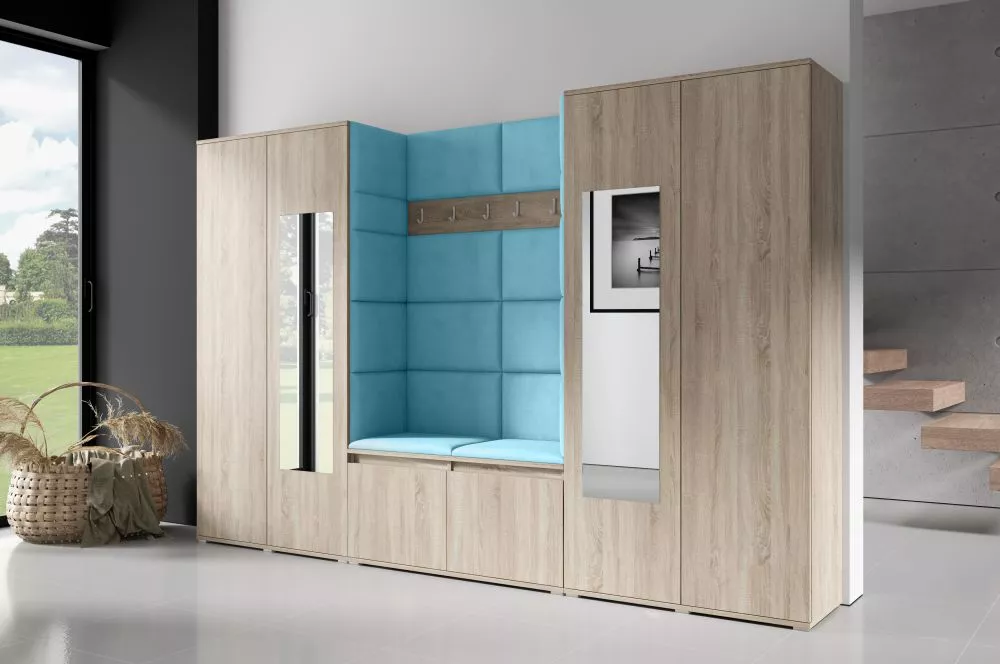 Apavu plaukts Emi 10 Trinity Korpusa krāsa: sonoma, · 280 × 185 × 40 cm