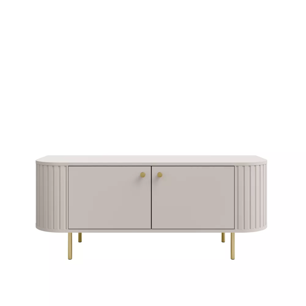 TV tumba Ovalio 302 · Bēšs · 123 × 42 × 50 cm