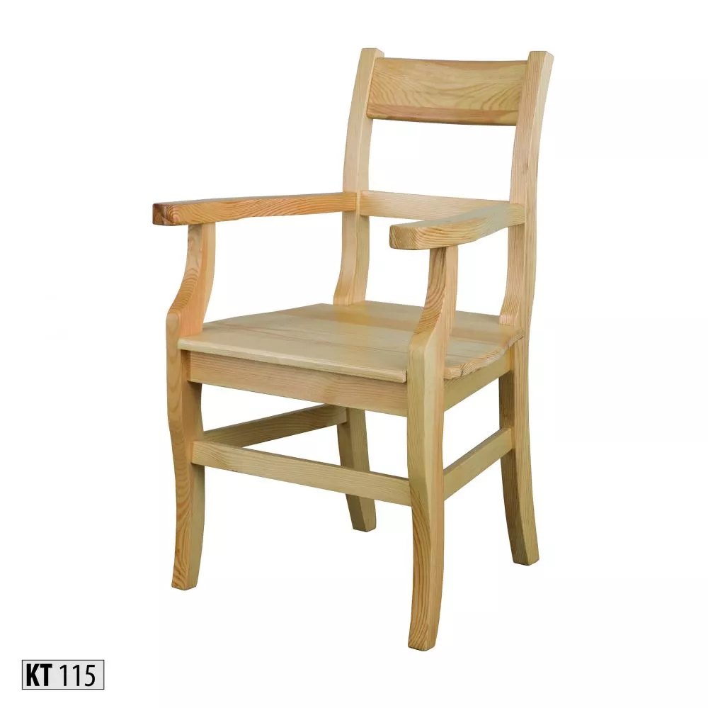 Krēsls KT 115 · Priede · 93 × 40 × 50 cm
