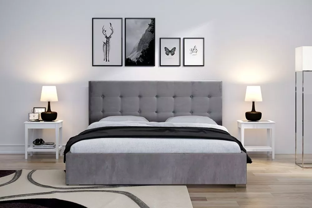Gulta Ala Basic Standard ar stelāžu Guļamvietas platums: 160 cm, Guļamvietas garums: 200 cm, stelāžas tips: Elastīga ste