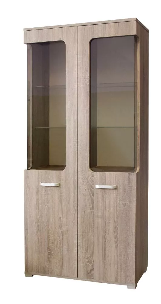 Grāmatu skapis California KA-W1 · Trifeļu ozols · 80 × 40 × 190 cm