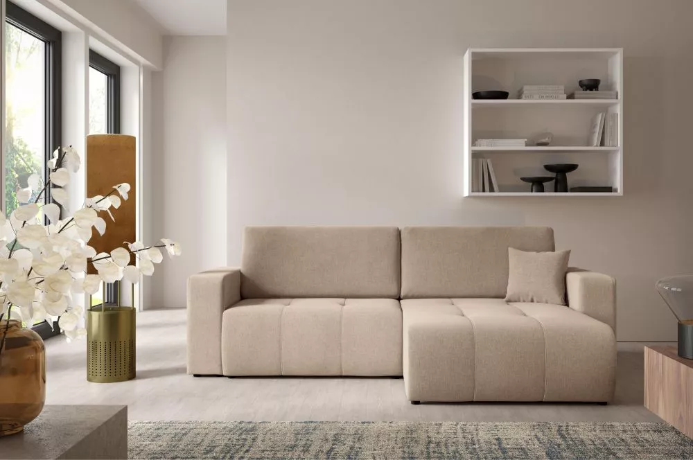 Dīvāns Wind L Mini Standard · Bēšs · 149 × 244 × 82 cm