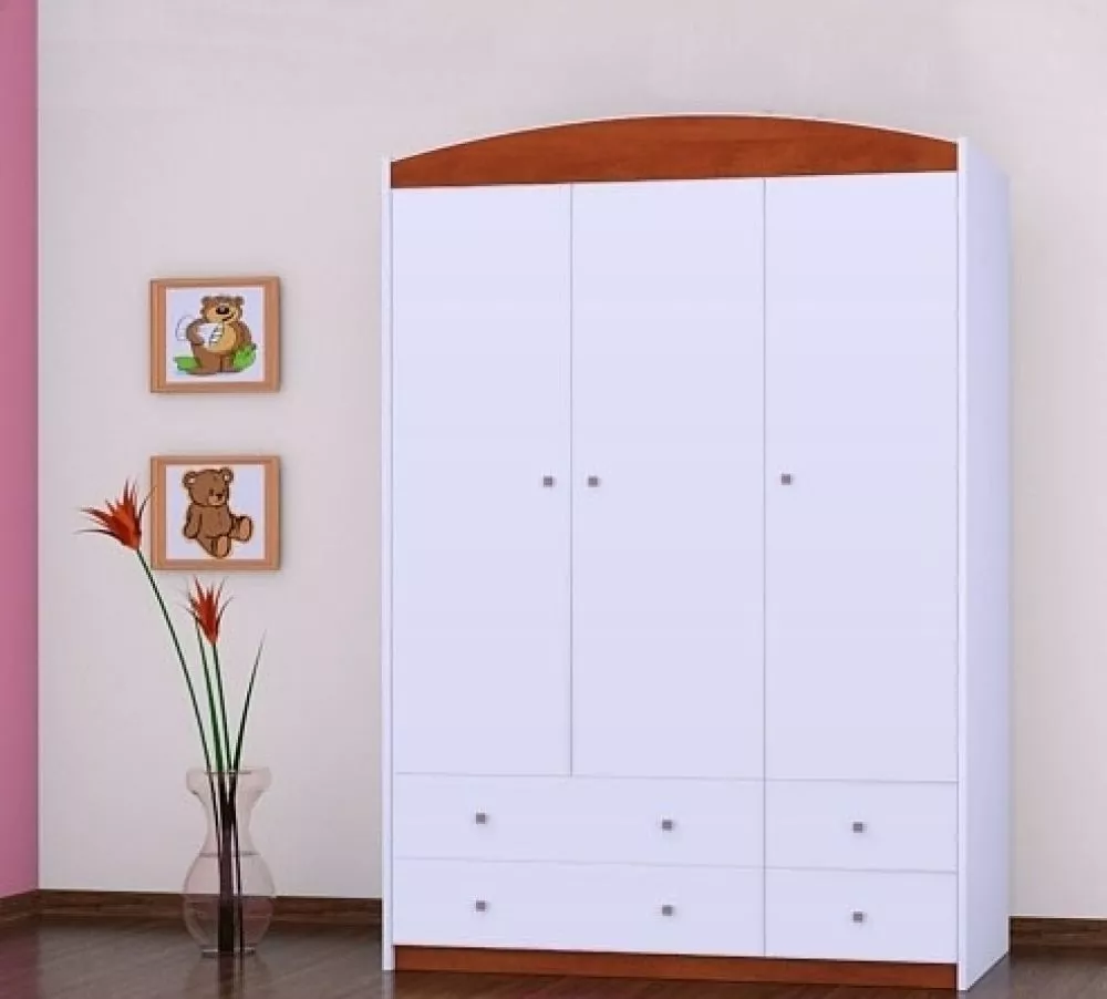 Bērnu skapis Happy SZ09-A · 132 × 54 × 187 cm