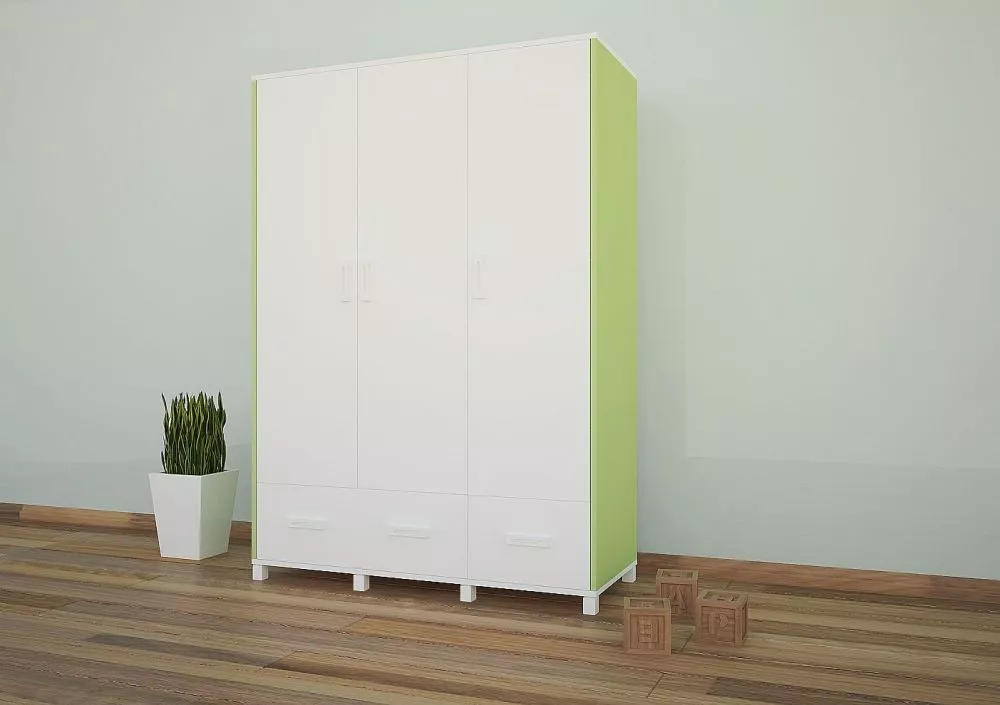 Bērnu skapis Animals SZ11-A · 132 × 54 × 187 cm