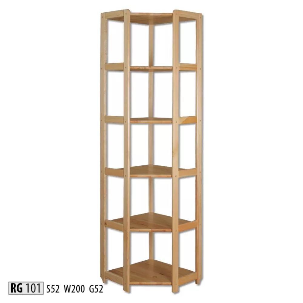 Plaukts RG 101 · Priede · 52 × 200 × 52 cm