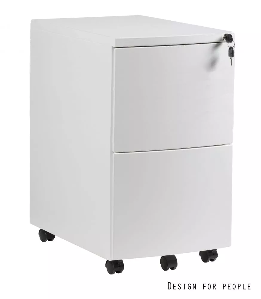 Kumode Kontener RPH-02 · Balts · 39 × 56 × 69 cm