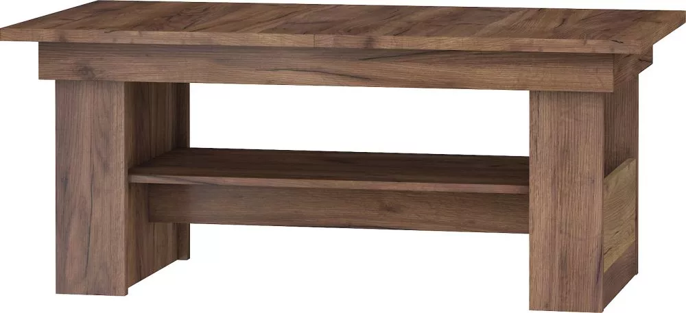 Žurnālgalds Maximus MXS 17 · Tobaco ozolos + zelta ozols · 125 × 68 × 53 cm