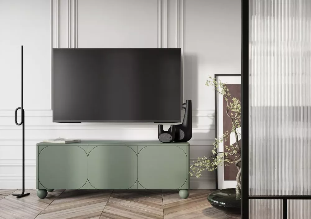 TV tumba Sonatia 2 RTV 150 3D1SZ · Olīvu · 150 × 45 × 57 cm