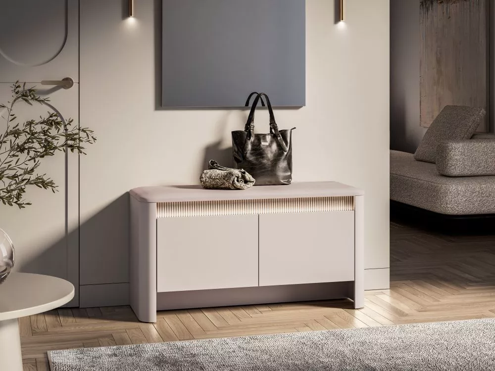 Apavu plaukts Crupet 05 ar LED · Kašmira · 102 × 55 × 34 cm