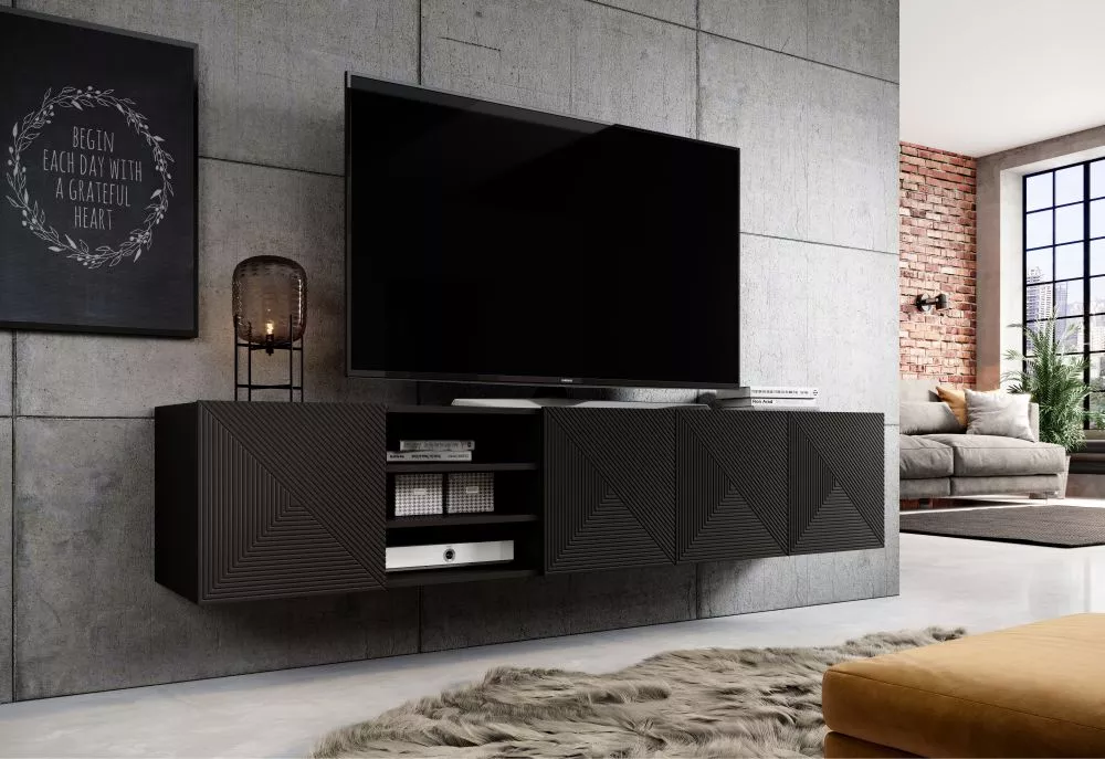 TV tumba Asha RTV 200 5D Z W W · 200 × 40 × 40 cm