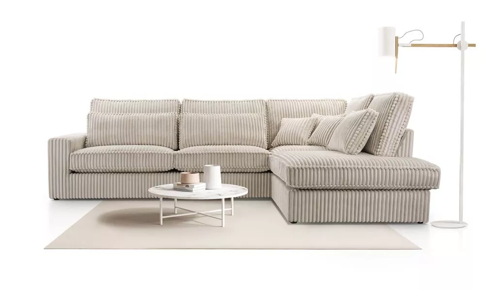 Dīvāns Cobra Tilia Standard · Krēma · 224 × 314 × 89 cm