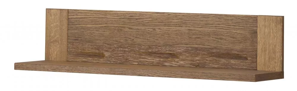 Plaukts Velvet 34 ar LED · Ozols rustikal · 111 × 24 × 25 cm