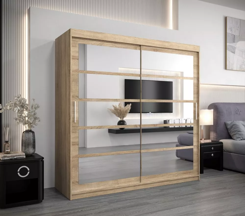Skapis Roma 2 · Sonoma · 200 × 62 × 200 cm