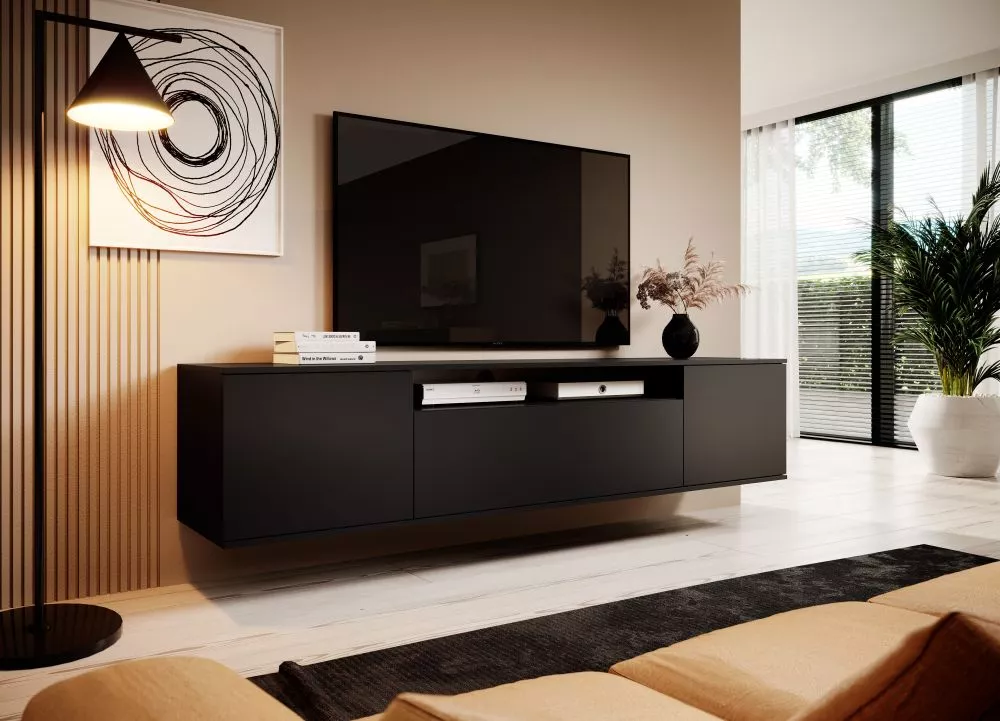 TV tumba Logan RTV ar LED · 180 × 40 × 42 cm