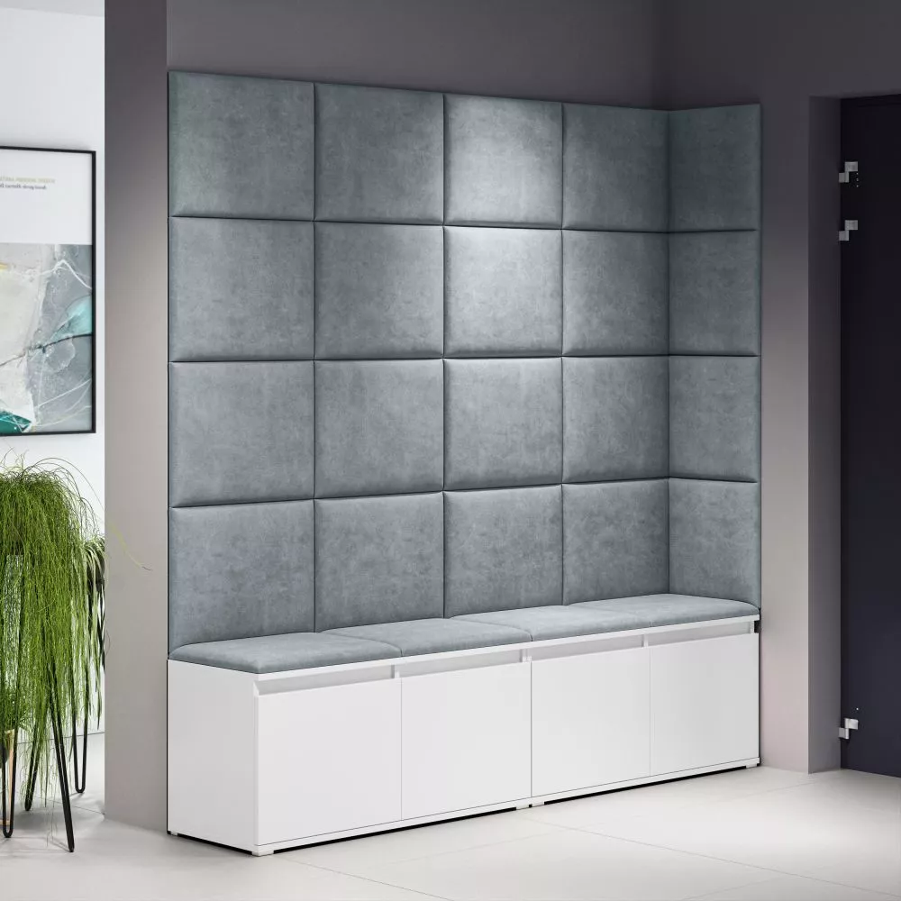 Apavu plaukts Emi 3 Trinity Korpusa krāsa: balts, · 200 × 170 × 40 cm